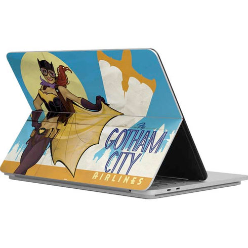DC Comics Bombshells Batgirl- Fly Gotham City Airlines Surface Laptop Studio Skin